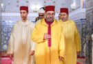 SM le Roi Mohammed VI, Amir Al-Mouminine, accomplit la prière de l’Aïd Al-Fitr à la mosquée Ahl Fès à Rabat